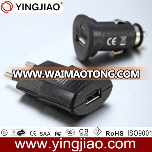 6W AC/DC USB Power Adapter in Car